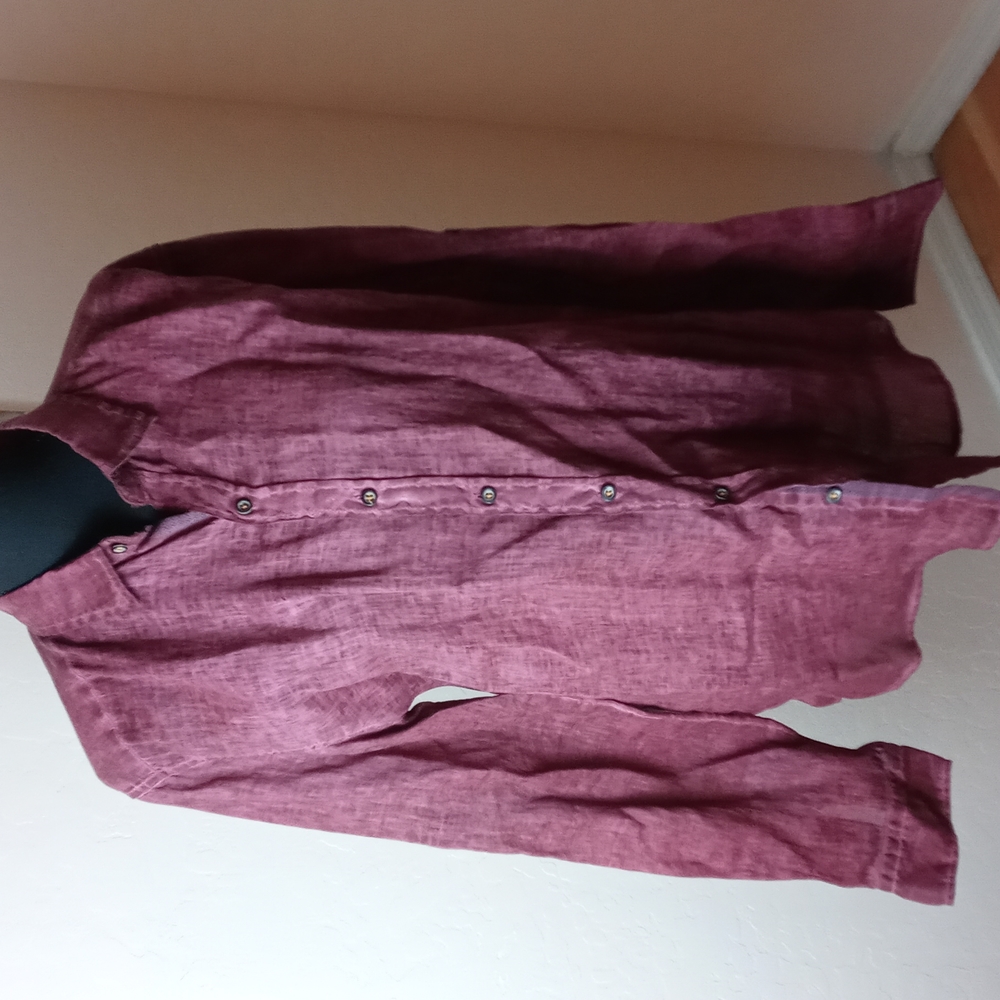 NWT RNT 23 Linen Men's Shirt